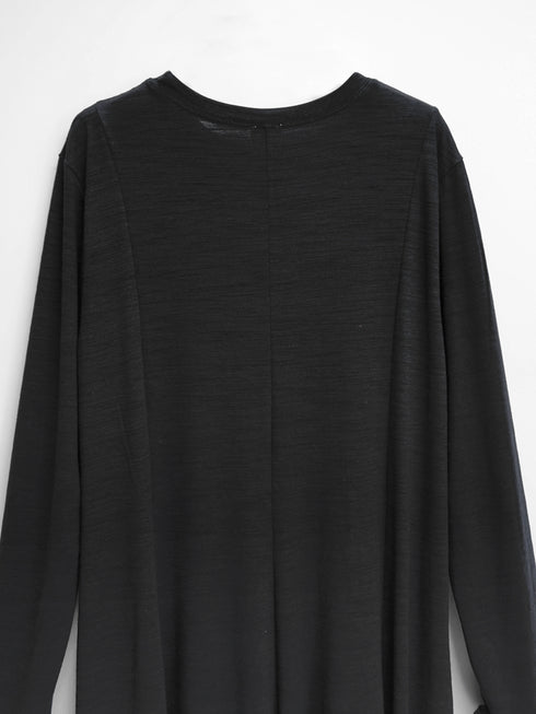【 予約:10月中旬〜下旬 】SLUB FLARE DRESS/Y254-51135